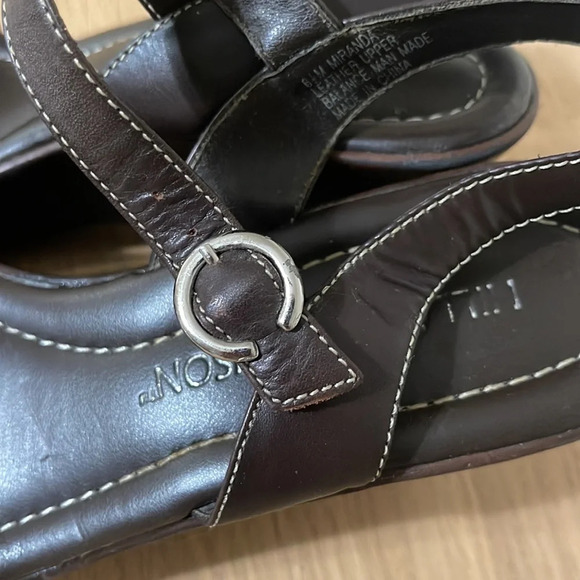 Hillard & Hanson platform wedge sandals size 6.5 - Picture 13 of 16